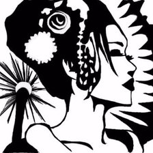 Схема вышивки «Гейша»