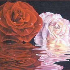 Схема вышивки «розы»