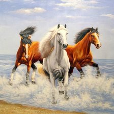 Схема вышивки «Трио»