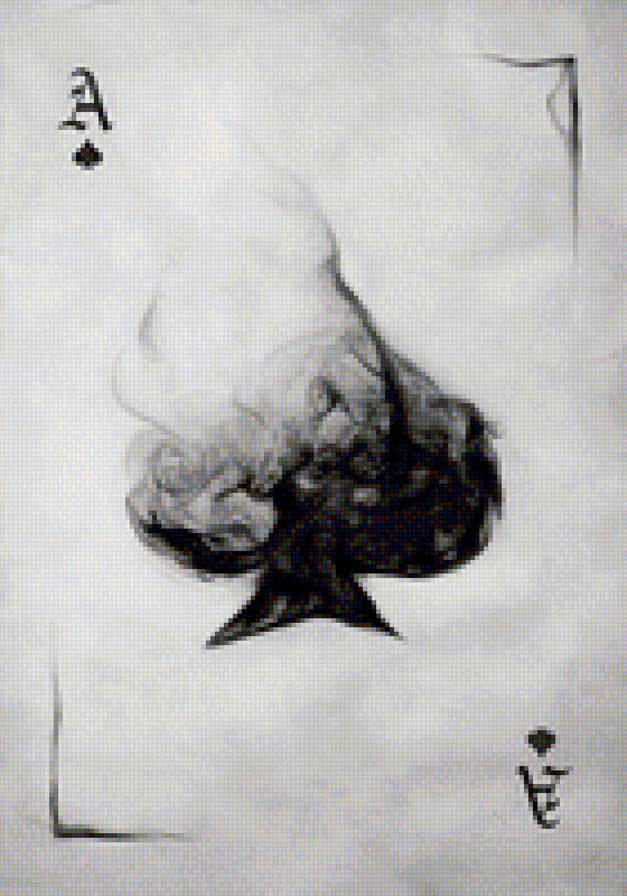 Игральная карта - туз - туз, карта, покер, игральная карта - предпросмотр