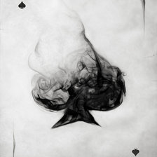 Схема вышивки «Игральная карта - туз»