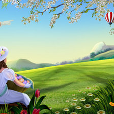 Схема вышивки «девчата»