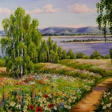 Схема вышивки «летний день»