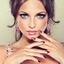 Схема вышивки «жінка»