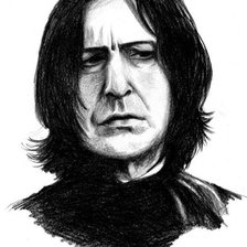 Схема вышивки «Северус Снейп»