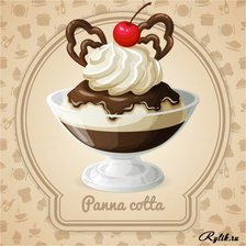 Схема вышивки «десерт»