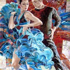 Схема вышивки «Танец»