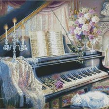 Схема вышивки «blu royal»