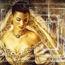 Схема вышивки «"женский образ"»