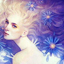 Схема вышивки «"женский образ"»