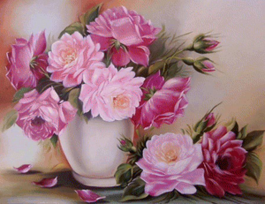 Розы - цветок, роза, букет, цветы - предпросмотр