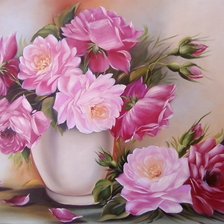 Схема вышивки «Розы»