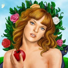 Схема вышивки «В эдемском саду»