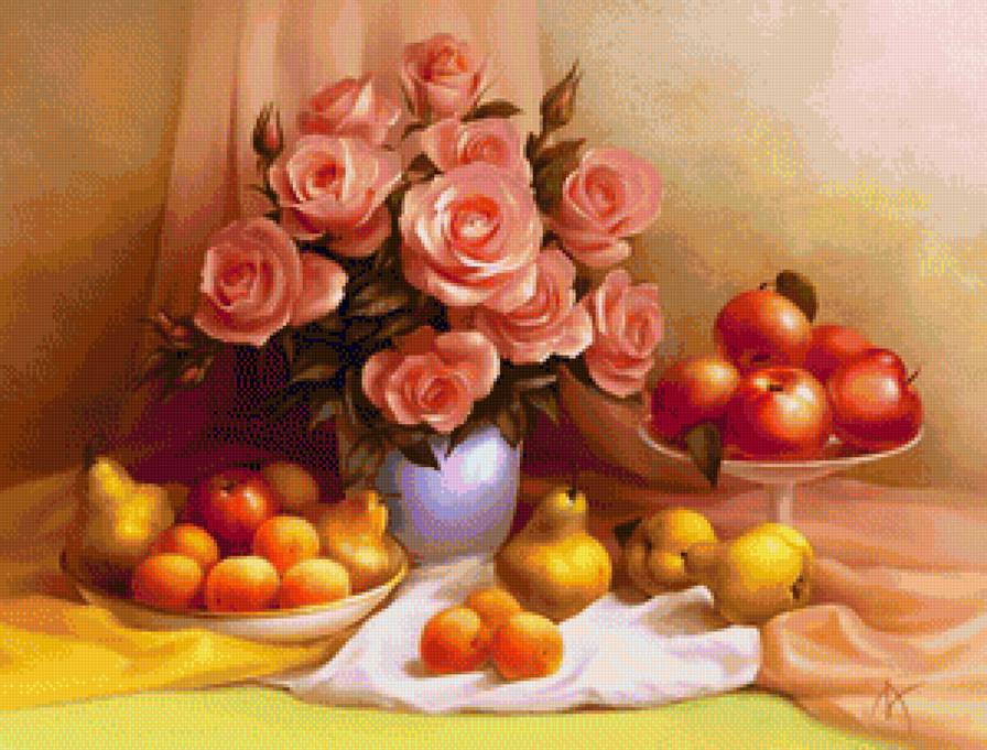 «ВЕЛИКОЛЕПНЫЙ НАТЮРМОРТ» - цветы. - предпросмотр