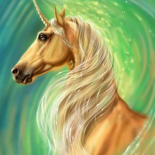 Схема вышивки «Единорог»