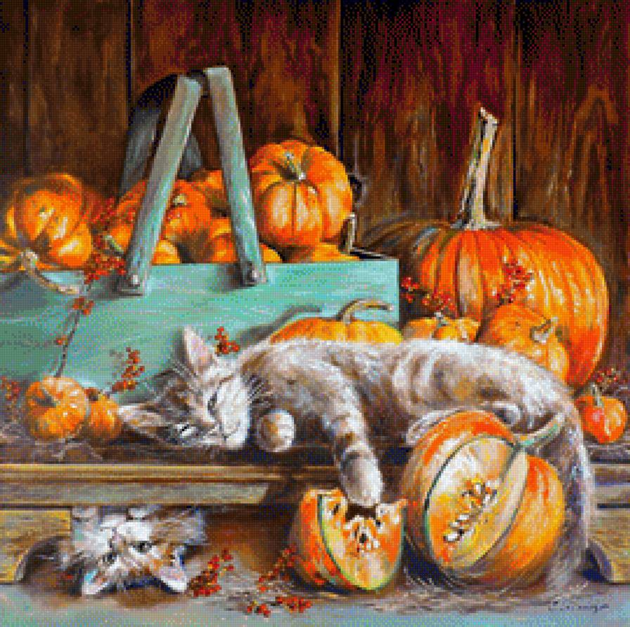 Хранитель тыквы - кошки - предпросмотр