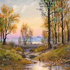 Схема вышивки «осень»