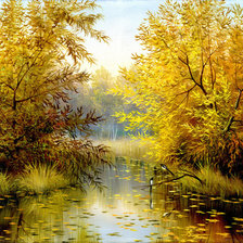 Схема вышивки «осень»