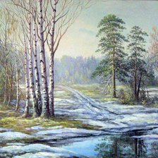 Схема вышивки «весна»