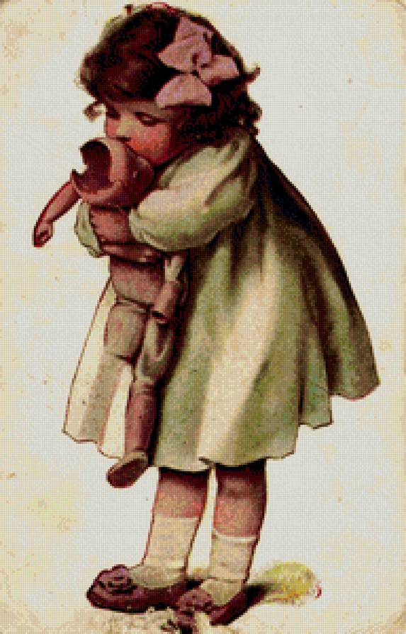 серия1 - дети, девочка, открытки - предпросмотр