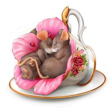 Схема вышивки «он и она»