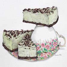 Схема вышивки «чаепитие»