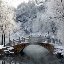 Схема вышивки «зима»