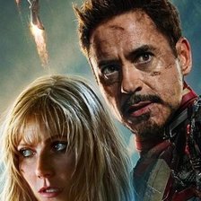 Схема вышивки «Железный человек 3»