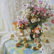 Схема вышивки «дачный натюрморт»