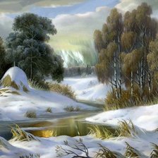 Схема вышивки «Серия "Зима пришла"»