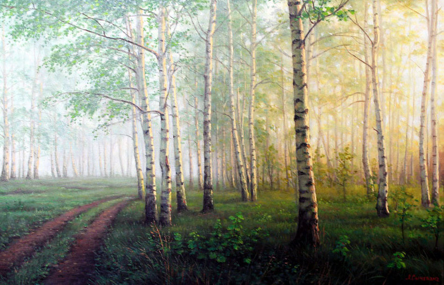 Туман - природа, пейзаж - оригинал