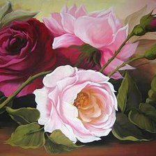 Схема вышивки «Розы»