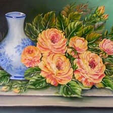 Схема вышивки «Розы»