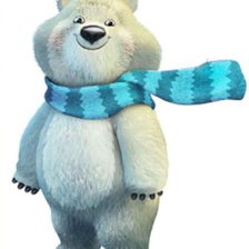 Схема вышивки «Олимпийский мишка (Сочи)»