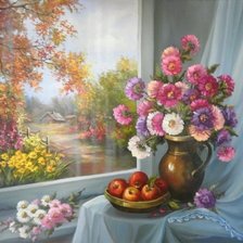 Схема вышивки «Осенний натюрморт»