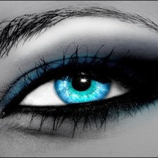 Схема вышивки «Глаз»