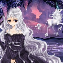 Схема вышивки «Последний единорог»