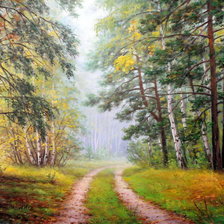 Схема вышивки «осень»