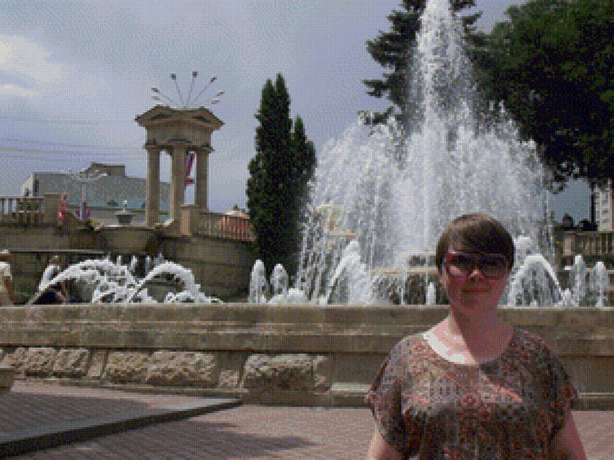 Ессентуки. Центральный фонтан у входа в парк - ессентуки, город - предпросмотр