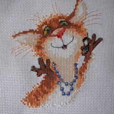 Схема вышивки «алло-о!»