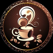 Схема вышивки «кофе»