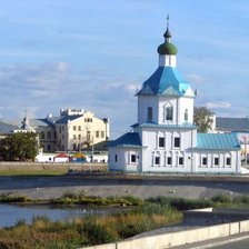 Схема вышивки «Успенский собор в Чебоксарах»