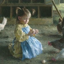 Схема вышивки «маленькая хозяюшка 2»