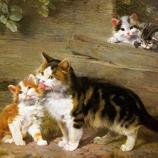 Схема вышивки «заботливая мама»