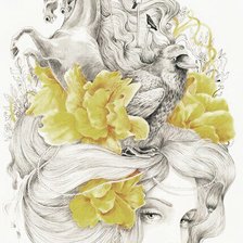 Схема вышивки «женский образ»