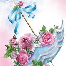 Схема вышивки «Оригинальный букетик»