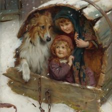 Схема вышивки «друзья»