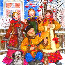 Схема вышивки «праздник»