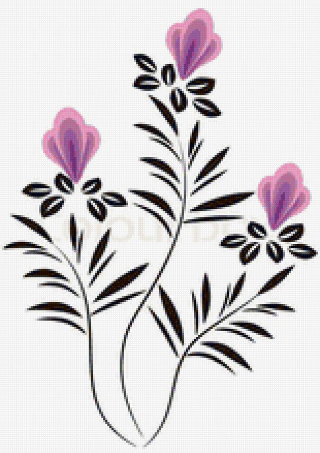 Орнамент цветы - цветы, орнамент - предпросмотр