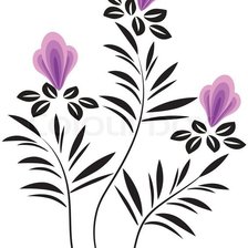 Орнамент цветы